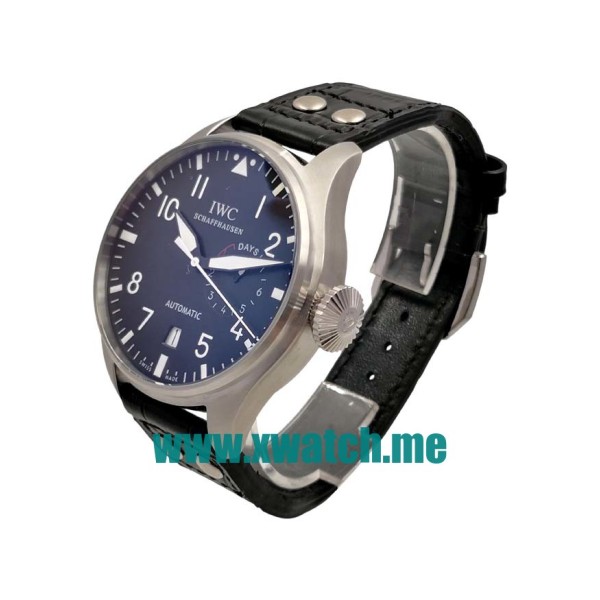 46MM Steel Replica IWC Big Pilots IW500401 Black Dials Watches UK