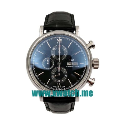 41MM Steel Replica IWC Portofino IW391029 Black Dials Watches UK