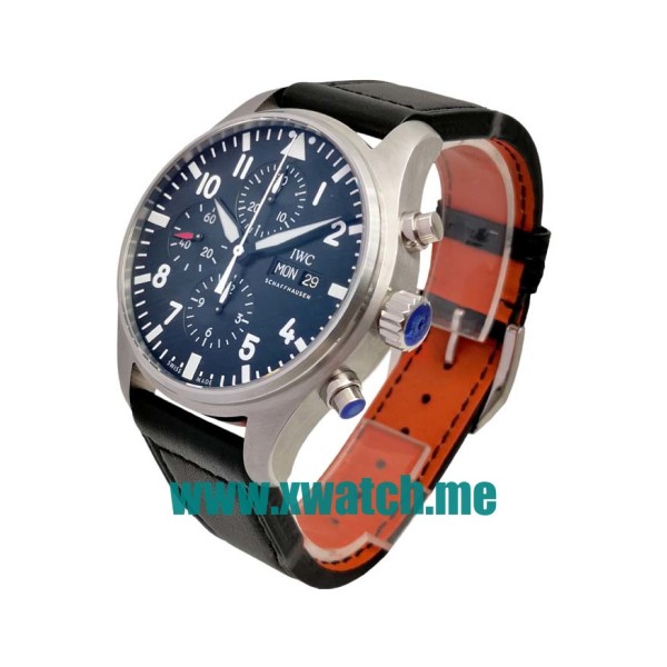 41MM Steel Replica IWC Pilot's Black Dials Watches IW377709 UK