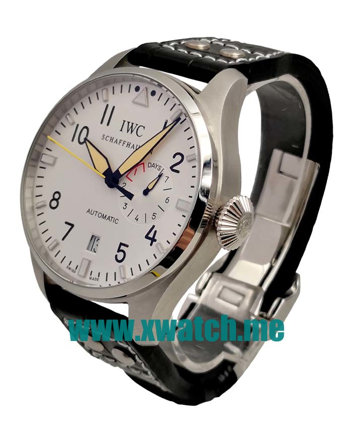 46MM Steel Replica IWC Pilot's IW500906 White Dials Watches UK