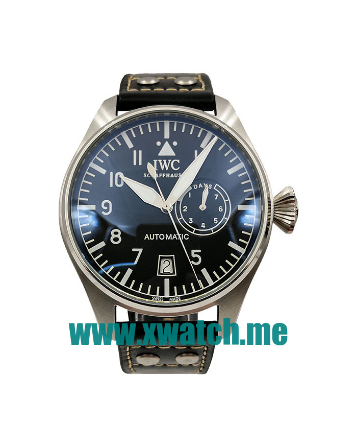 46MM Steel Replica IWC Pilots IW500201 Black Dials Watches UK