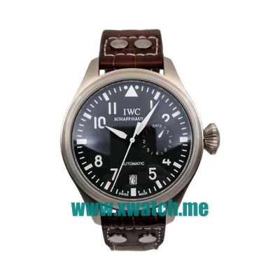 45MM Steel Replica IWC Big Pilots IW500201 Black Dials Watches UK