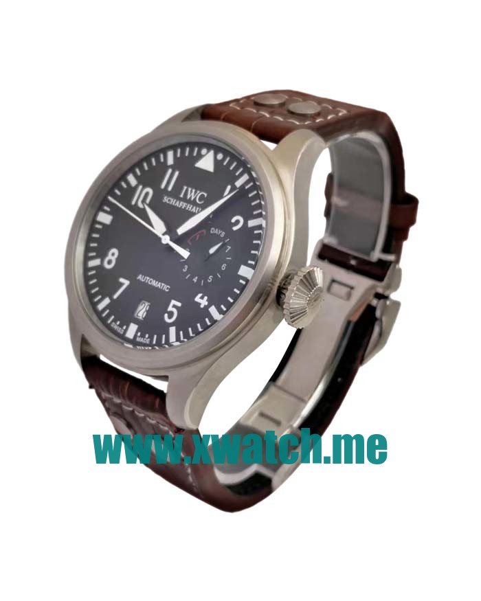 45MM Steel Replica IWC Big Pilots IW500201 Black Dials Watches UK