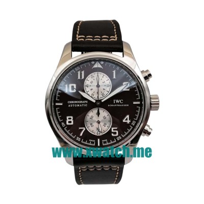 41MM Steel Replica IWC Pilots IW387806 Black Dials Watches UK