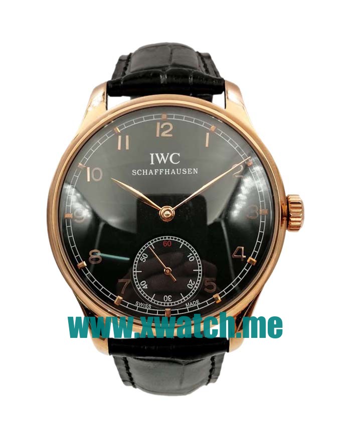 41MM Red Gold Replica IWC Portugieser IW545406 Grey Dials Watches UK