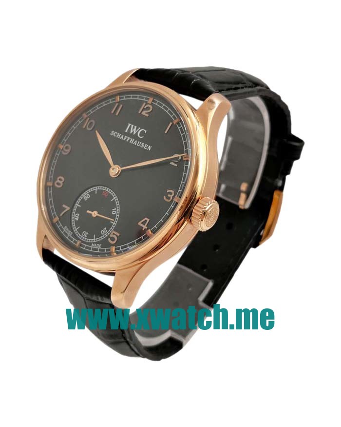 41MM Red Gold Replica IWC Portugieser IW545406 Grey Dials Watches UK