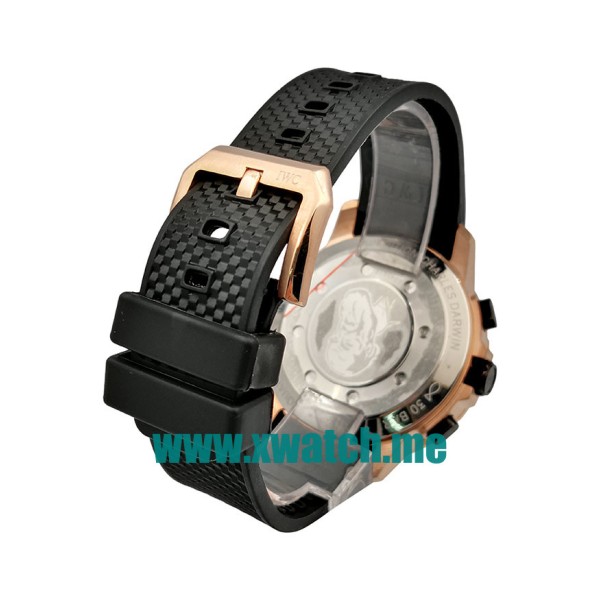 46MM Rose Gold Replica IWC Aquatimer IW329001 White Dials Watches UK