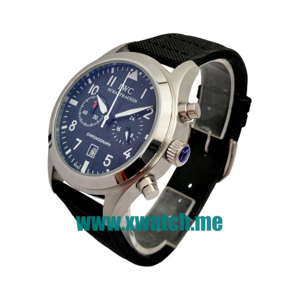 45MM Steel Replica IWC Pilots 54284 Black Dials Watches UK