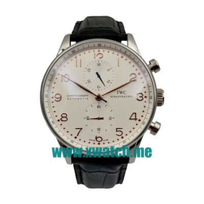 40.9MM Steel Replica IWC Portugieser IW371480 Silver Dials Watches UK