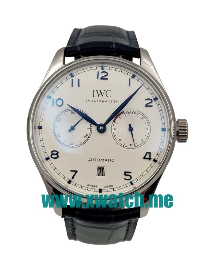 42.3MM Steel Replica IWC Portugieser IW500705 Silver Dials Watches UK