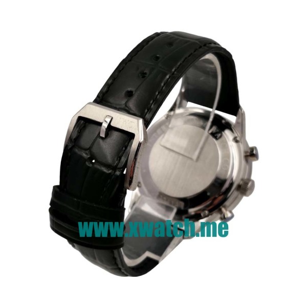 40.9MM Steel Replica IWC Portugieser IW371447 Black Dials Watches UK