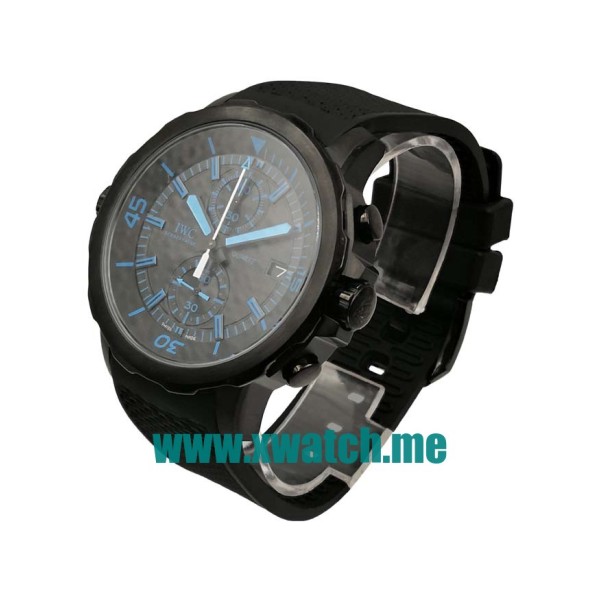 45MM Black Steel Replica IWC Aquatimer IW379504 Black Dials Watches UK