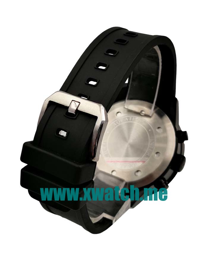 45MM Black Steel Replica IWC Aquatimer IW376705 Black Dials Watches UK