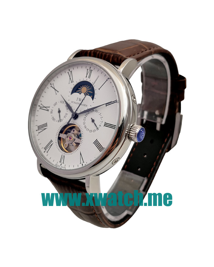 46MM Steel Replica IWC Portofino 171291 White Dials Watches UK