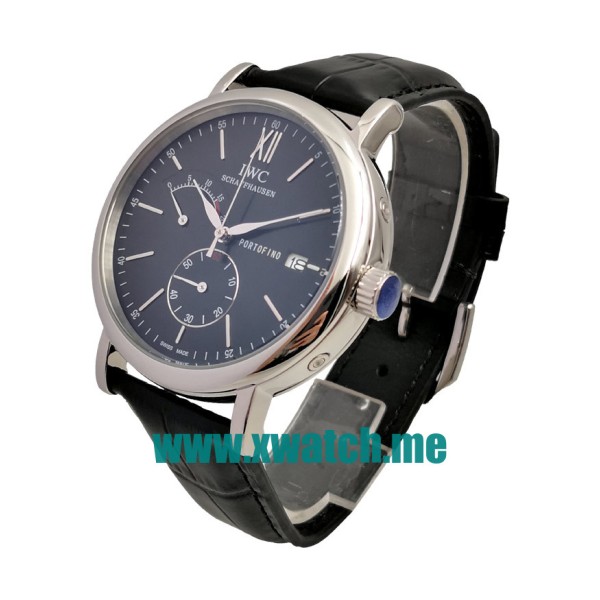 43MM Steel Replica IWC Portofino IW510102 Black Dials Watches UK